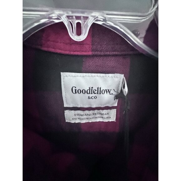 NWT Goodfellow & Co Midweight Standard Fit Button‎ Down Flannel Shirt Size L - Picture 4 of 10